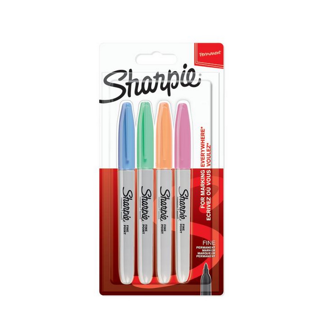Zestaw markerów permanentnych Sharpie pastelowe 4szt